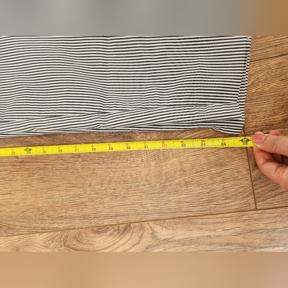 Anne Klein blue-white striped pants - Picture 10 of 12